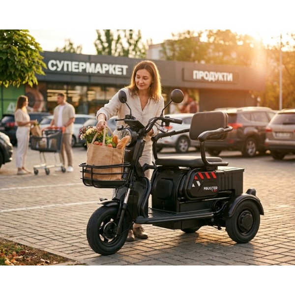 Фото - Электроскутер Maxxter ANT Black